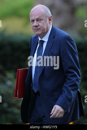 London, Großbritannien. 21 Mär, 2017. Damian grüne Minister für Arbeit und Altersversorgung gesehen die Teilnahme an der wöchentlichen Kabinettssitzung in Downing Street. Credit: Wfpa/alamy leben Nachrichten Stockfoto