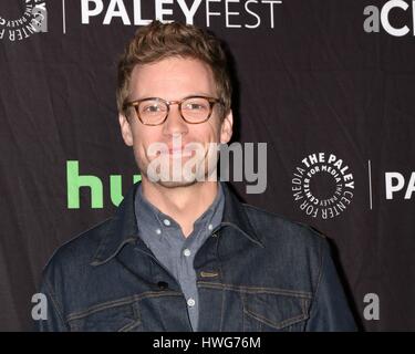 Los Angeles, CA, USA. 21. März 2017. Barrett Foa im Ankunftsbereich für NCIS: LOS ANGELES am 34th Annual Paleyfest Los Angeles, der Dolby Theater in Hollywood und Highland Center, Los Angeles, CA 21. März 2017. Bildnachweis: Priscilla Grant/Everett Collection/Alamy Live-Nachrichten Stockfoto