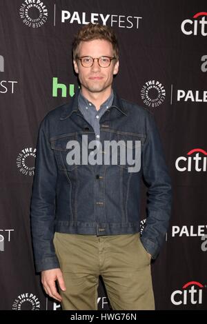 Los Angeles, CA, USA. 21. März 2017. Barrett Foa im Ankunftsbereich für NCIS: LOS ANGELES am 34th Annual Paleyfest Los Angeles, der Dolby Theater in Hollywood und Highland Center, Los Angeles, CA 21. März 2017. Bildnachweis: Priscilla Grant/Everett Collection/Alamy Live-Nachrichten Stockfoto