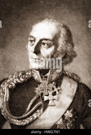 Johann David Ludwig Graf Yorck von Wartenberg, 1759-1830, einem preußischen general Feldmarschall, Stockfoto