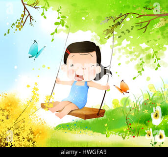 Children's World Stockfoto