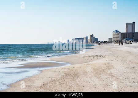 Panama City Beach, Florida während des Höhepunktes der Frühlingsferien 2017. Stockfoto