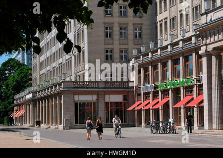 Architektur, Karl-Marx-Allee, Friedrichshain, Berlin, Deutschland Stockfoto