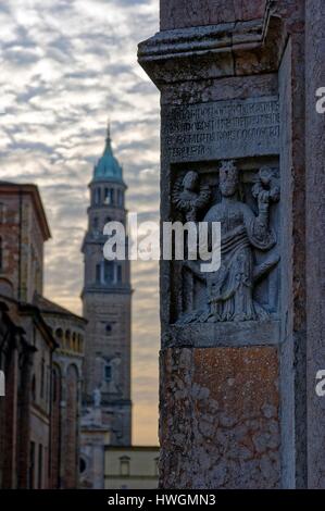 Italien, Emilia Romagna, Parma, Dom (Duomo) und Kirche von San Giovanni Evangelista Stockfoto