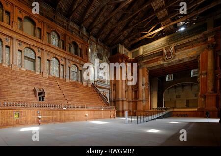 Italien, Emilia Romagna, Parma, im Inneren des Palastes von Pilotta, Farnese Theater Stockfoto