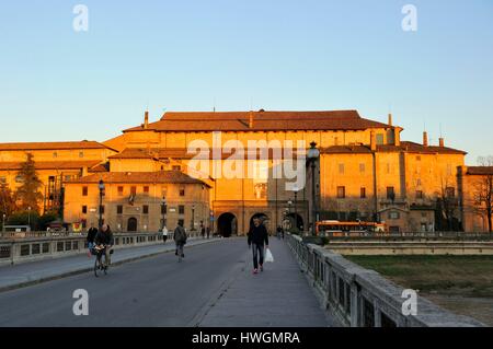 Italien, Emilia Romagna, Parma, Pilotta Palast Stockfoto