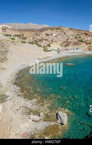 Griechenland, Kreta, Messara Bucht, Umgebung von Agia Galini, Agios Pavlos beach Stockfoto