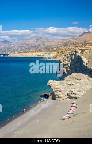 Griechenland, Kreta, Messara Bucht, Umgebung von Agia Galini, Agios Pavlos beach Stockfoto