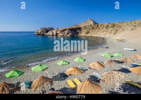 Griechenland, Kreta, Messara Bucht, Umgebung von Agia Galini, Agios Pavlos beach Stockfoto