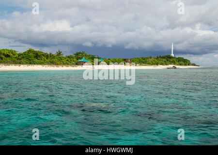 Philippinen, Mindoro, Apo Reef Naturpark, Korallenriff aufhören Apo Island Stockfoto