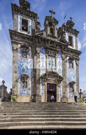 Portugal, Douro-Tal, Nord Region, Porto, Altstadt Weltkulturerbe der UNESCO, die Kirche Santo Ildefonso Stockfoto