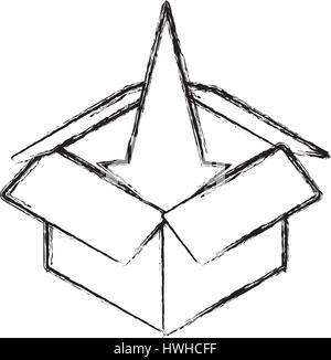 Box-Lieferumfang Stock Vektor