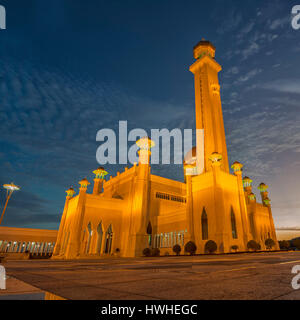 Sultan Omar Ali Saifuddin Moschee in Bandar Seri Begawan, Brunei Stockfoto