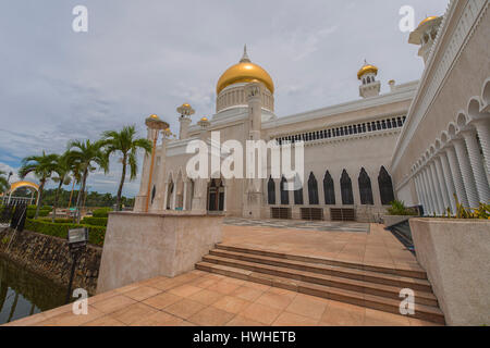 Sultan Omar Ali Saifuddin Moschee in Bandar Seri Begawan, Brunei Stockfoto