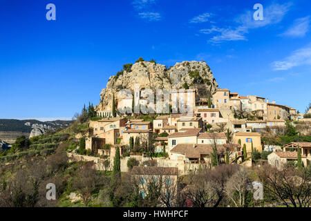 / Frankreich, Vaucluse, La Roque-Alric, das Dorf Stockfoto