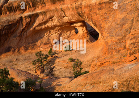 Partition Arch auf Devils Garden Trail, Arches-Nationalpark, Utah Stockfoto