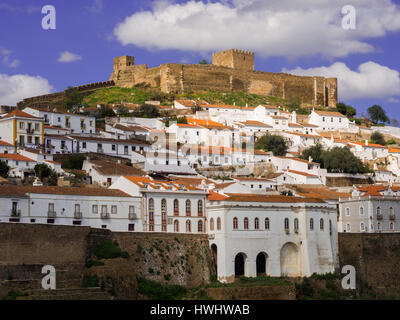 Mertola in Alentejo Region in Südportugal Stockfoto