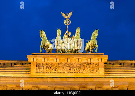 Brandenburger Tor in Berlin Stockfoto