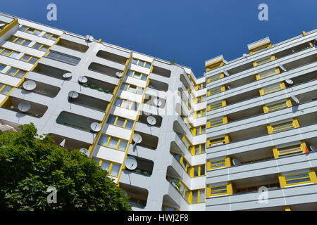 Wohnhaeuser, Neues Kreuzberger Zentrum, Kottbusser Tor, Kreuzberg, Berlin, Deutschland Stockfoto