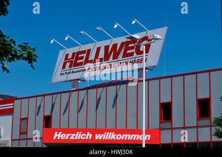 Hellweg Baumarkt, An der Ostbahn, Friedrichshain, Berlin, Deutschland Stockfoto