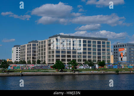Zalando, Muehlenstrasse, Friedrichshain, Berlin, Deutschland, Mühlenstraße Stockfoto