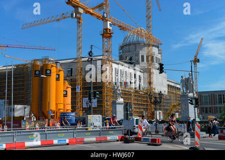 Stadtschloss, Schloßplatz, Mitte, Berlin, Deutschland Stockfoto