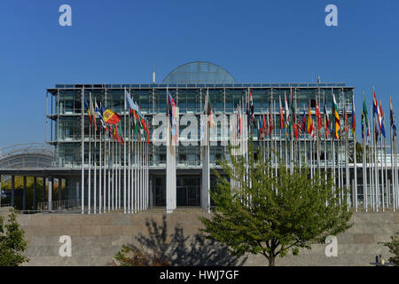 Halle 1, Neue Messe, Leipzig, Sachsen, Deutschland Stockfoto