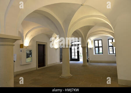 Bachmuseum, Thomaskirchhof, Leipzig, Sachsen, Deutschland, Bach-Museum Stockfoto