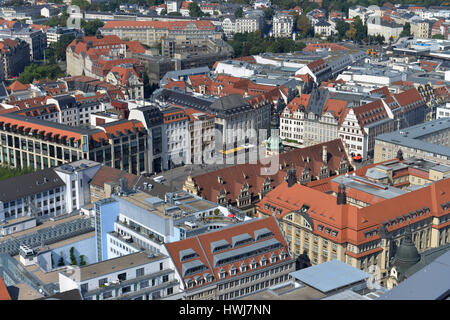 Markt, Leipzig, Sachsen, Deutschland Stockfoto