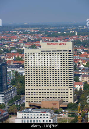 Hotel Westin, Gerberstrasse, Leipzig, Sachsen, Deutschland Stockfoto