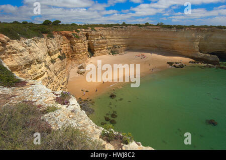 Pontal Strand, Praia do Pontal, in der Nähe von Strand Albandeira, Armacao de Pera, Algarve, Portugal Stockfoto