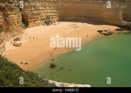 Pontal Strand, Praia do Pontal, in der Nähe von Strand Albandeira, Armacao de Pera, Algarve, Portugal Stockfoto