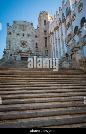 Universität von Guanajuato in Guanajuato, Mexiko---Guanajuato ist eine Stadt und Gemeinde in Zentralmexiko und die Hauptstadt des Bundesstaates die gleichen na Stockfoto