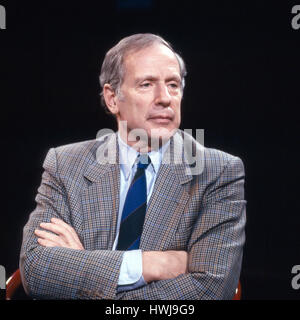 Deutscher Jurist und Politiker Klaus von Dohnanyi, Deutschland 1980er Jahre. Deutscher Rechtsanwalt und Politiker Klaus von Dohnanyi, Deutschland der 80er Jahre. Stockfoto