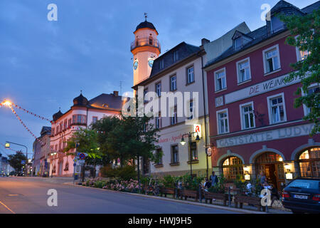 Ludwigstraße, Hof an der Saale, Oberfranken, Bayern, Deutschland Stockfoto