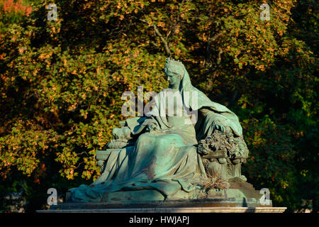 Sissi-Denkmal, Budapest, Ungarn Stockfoto