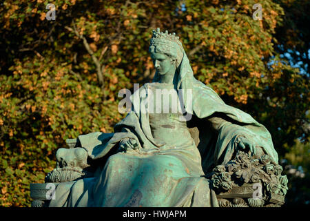 Sissi-Denkmal, Budapest, Ungarn Stockfoto