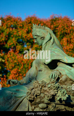 Sissi-Denkmal, Budapest, Ungarn Stockfoto