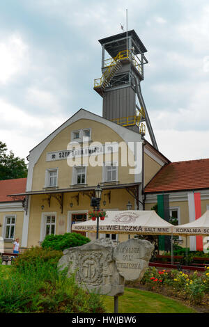 Salzmine Wieliczka, Polen Stockfoto