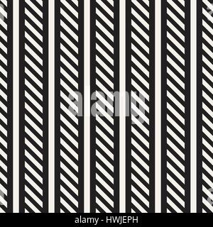 Interlacing parallele Streifen. Monochrome Musterdesign Vektor. Stock Vektor
