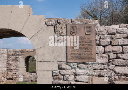 Erinnerung an die historische Bauernkrieg, Weinstadt-Beutelsbach, Weinstadt, Beutelsbach, Rems Tal, Rems-Murr-Region, Baden-Württemberg, Deutschland Stockfoto