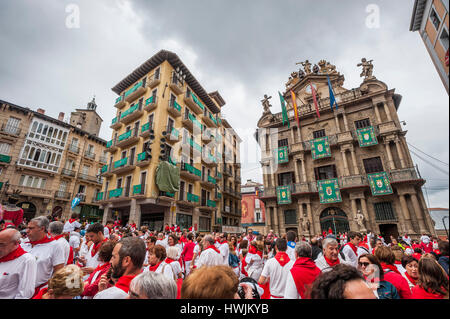 Festival von San Fermin, Pamplona, Spanien, Europa Stockfoto