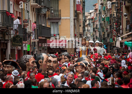 Festival von San Fermin, Pamplona, Spanien, Europa Stockfoto