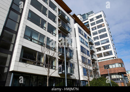 Millennium Tower und Waterside Apartments Dublin Irland Stockfoto