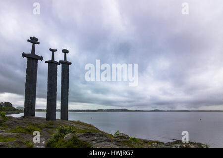 20. Juli 2015: The Viking Denkmal in Stavanger, Norwegen Stockfoto
