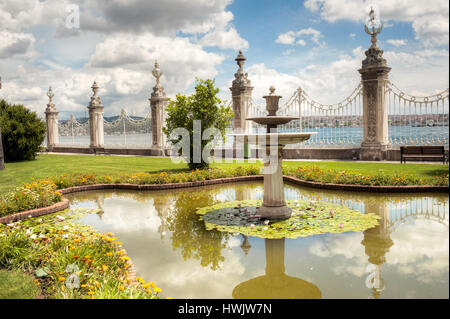 Dolmabahce Palast, Istanbul, Türkei Stockfoto