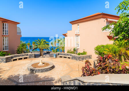 Ferienhäuser auf der Insel Küste von Teneriffa, Spanien Stockfoto