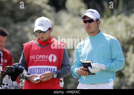 HIDEKI MATSUYAMA JAPAN JAPAN MUIRFIELD EAST LOTHIAN Schottland 21. Juli 2013 Stockfoto