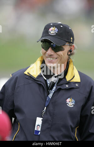 BERNHARD LANGER europäischen RYDER-Cup-Kapitän OAKLAND HILLS DETROIT/USA 17. September 2004 Stockfoto