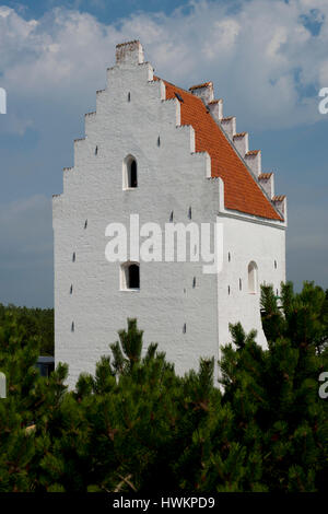 Die Kirche im Zentrum von Skagen, in Nord-Jütland, Dänemark Stockfoto